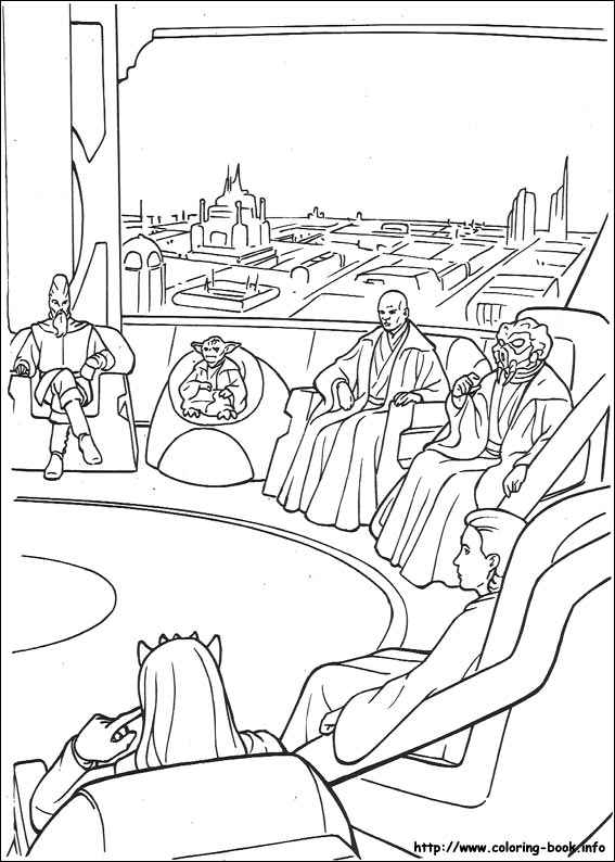 Star Wars coloring picture